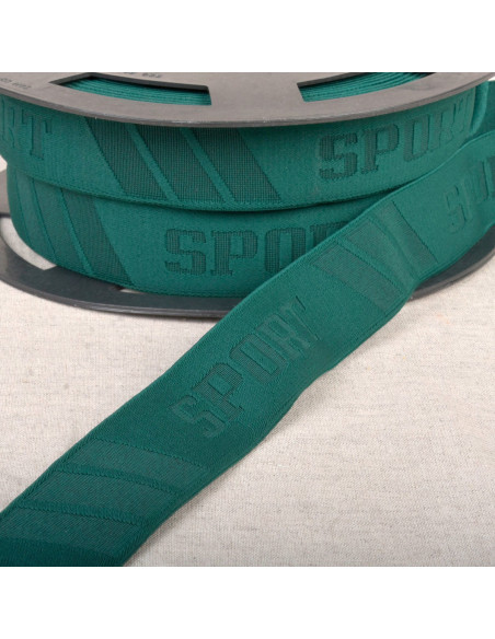 Elastique caleçon sport en relief - Vert