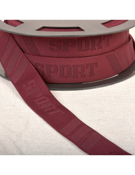 Elastique caleçon sport en relief - Bordeaux