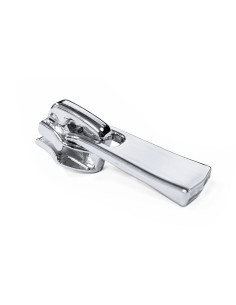 Curseur dune pour fermeture nylon 5 mm - Argent