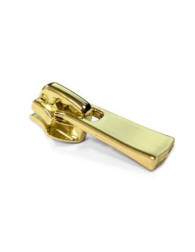 Curseur dune pour fermeture nylon 5 mm - Or