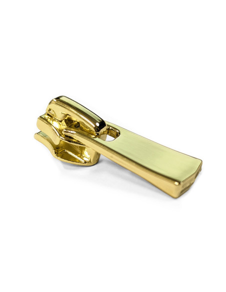 Curseur dune pour fermeture nylon 5 mm - Or