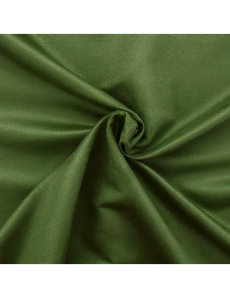 Tissu suédine - Vert mousse
