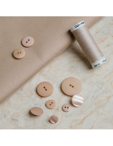 Tissu coton déperlant Trench Sandy Sand - Atelier Brunette