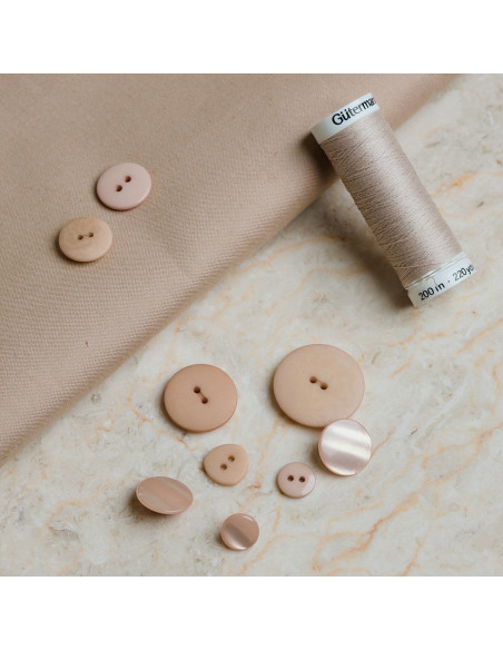 Tissu coton déperlant Trench Sandy Sand - Atelier Brunette