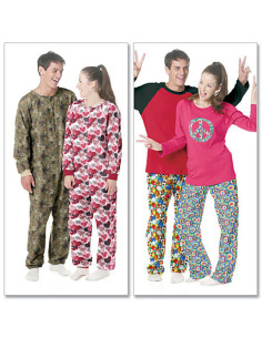 Patron de haut, pantalon, combinaison
