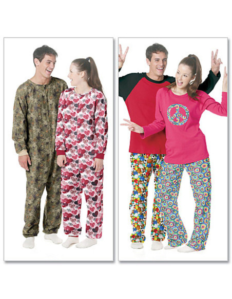 Patron de haut, pantalon, combinaison