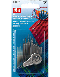 Assortiment de 49 aiguilles à coudre, à broder et à repriser