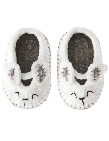 Kit crochet Baby Booties - Lapin