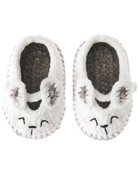 Kit crochet Baby Booties - Lapin