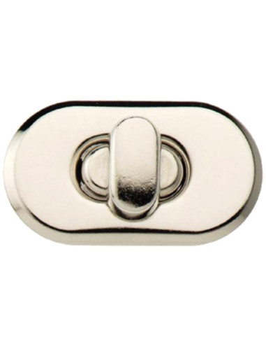 Tourniquet ovale pour sacs - Argent