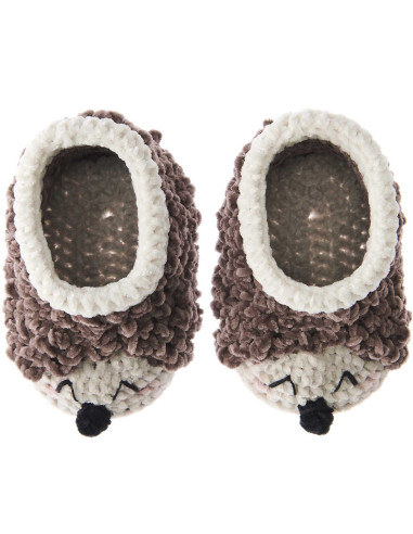 Kit crochet Baby Booties - Hérisson