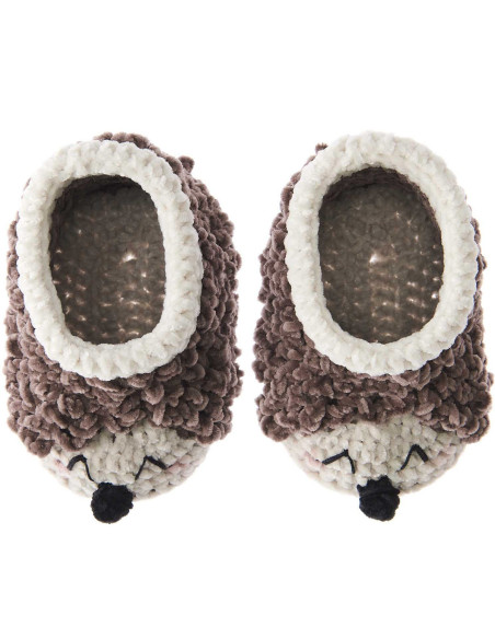 Kit crochet Baby Booties - Hérisson