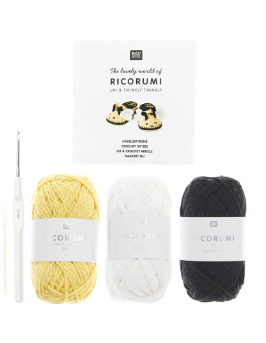 Kit crochet Baby Booties - Abeille