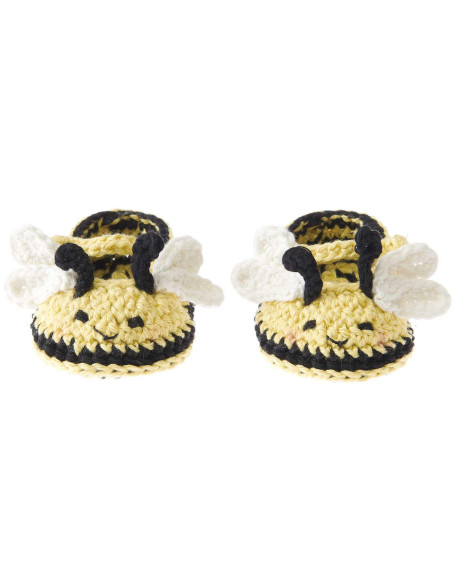 Kit crochet Baby Booties - Abeille