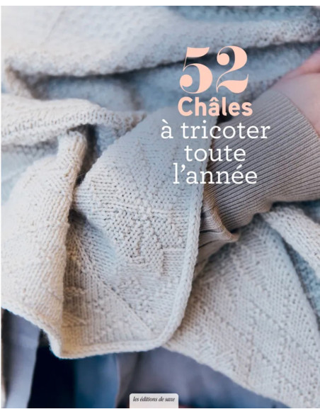 Livre 52 châles à tricoter toute l´année