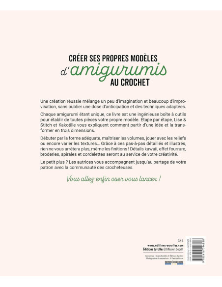 Livre créer ses propres modèles d´amigurumis au crochet