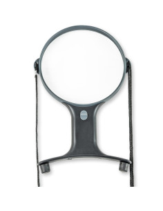 Loupe mains libres lumineuse ajustable avec cordonnet Magnishine Carson Optical
