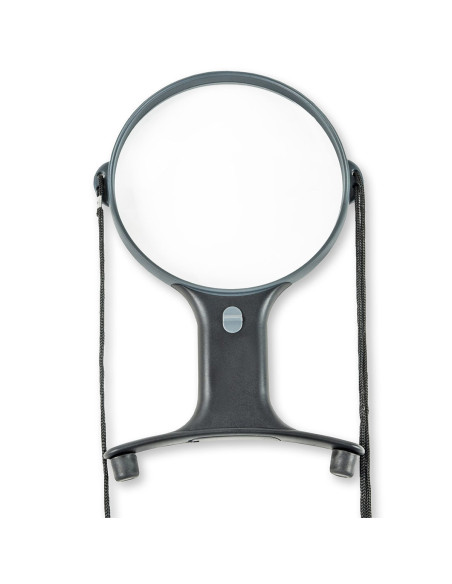 Loupe mains libres lumineuse ajustable avec cordonnet Magnishine Carson Optical