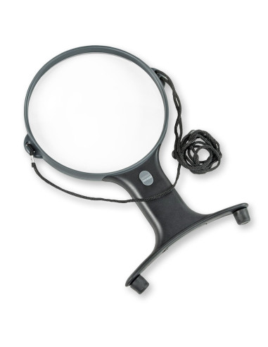 Loupe mains libres lumineuse ajustable avec cordonnet Magnishine Carson Optical
