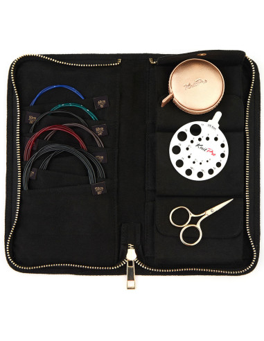 Etui de rangement pour câbles et accessoires KntiPro - Noir