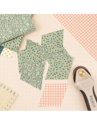Feuilles de gabarits transparentes quadrillées Bohin