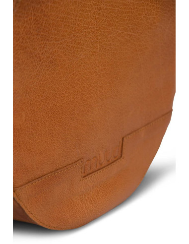 Sac à ouvrage à bandoulière rond Muud Bella - Whisky