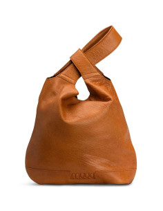 Sac à main shopper en cuir Muud Dzana - Whisky 2