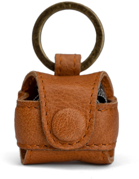 Etui en cuir pour mètre ruban Muud Malmö - Whisky