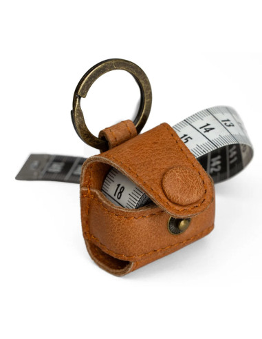 Etui en cuir pour mètre ruban Muud Malmö - Whisky