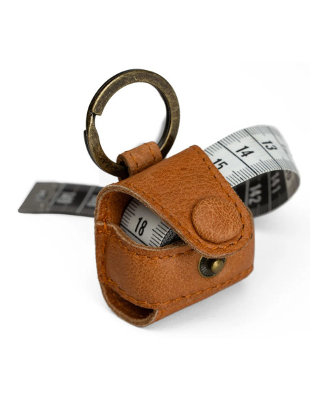 Etui en cuir pour mètre ruban Muud Malmö - Whisky
