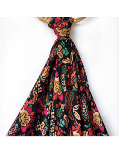 Tissu viscose flammé Bohémian - My Dress Made