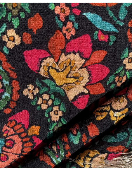 Tissu viscose flammé Bohémian - My Dress Made
