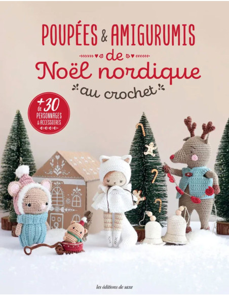 Livre poupées & amigurumis de noël nordique au crochet