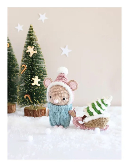 Livre poupées & amigurumis de noël nordique au crochet