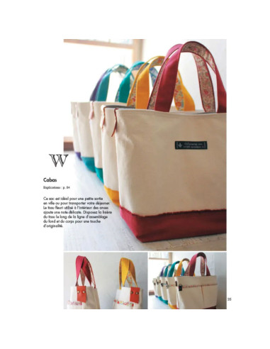 Livre 35 sacs & accessoires en lisières et chutes de tissus