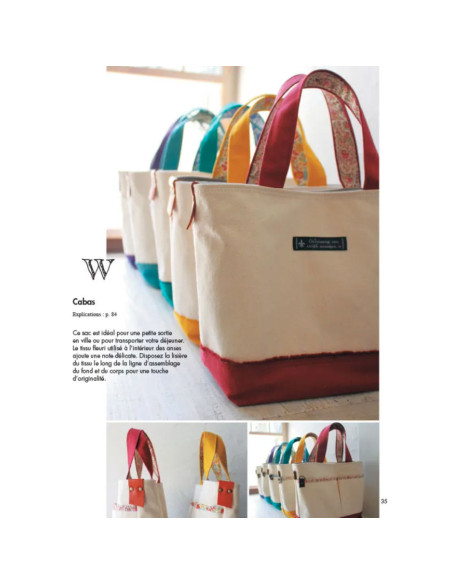 Livre 35 sacs & accessoires en lisières et chutes de tissus