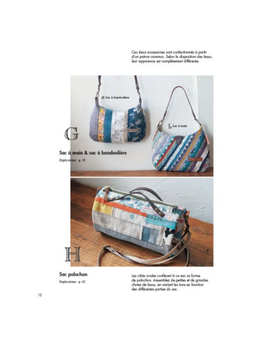 Livre 35 sacs & accessoires en lisières et chutes de tissus