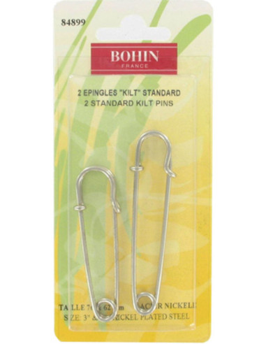 Lot de 2 épingles kilt - Argent