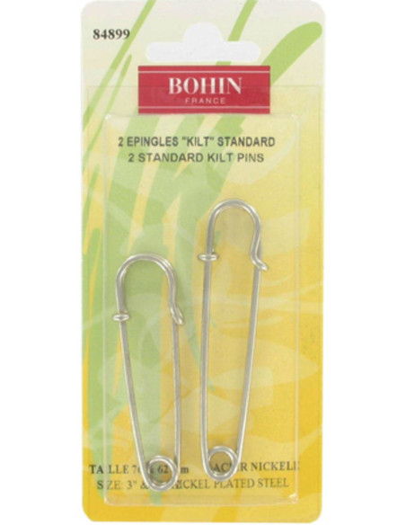 Lot de 2 épingles kilt - Argent