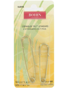 Lot de 2 épingles kilt - Doré