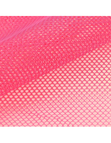 Tissu filet - Fuchsia
