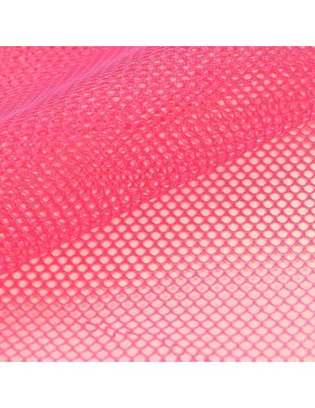 Tissu filet - Fuchsia
