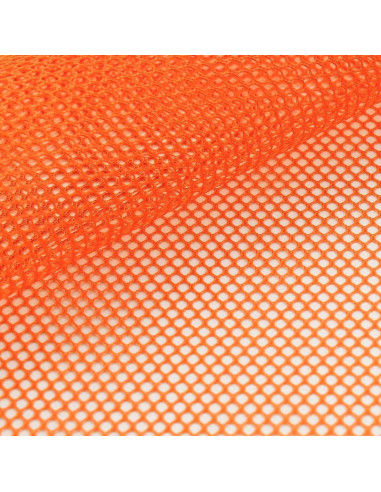 Tissu filet - Orange