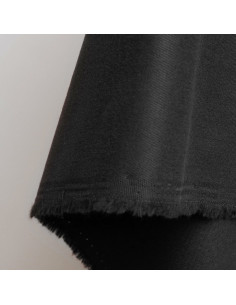 Tissu gabardine de coton light Black - Atelier Brunette 2