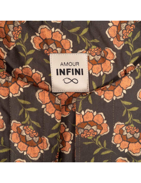 Lot de 5 étiquettes tissées - Amour infini