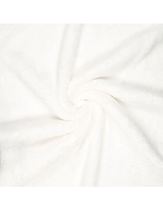 Tissu sherpa - Blanc