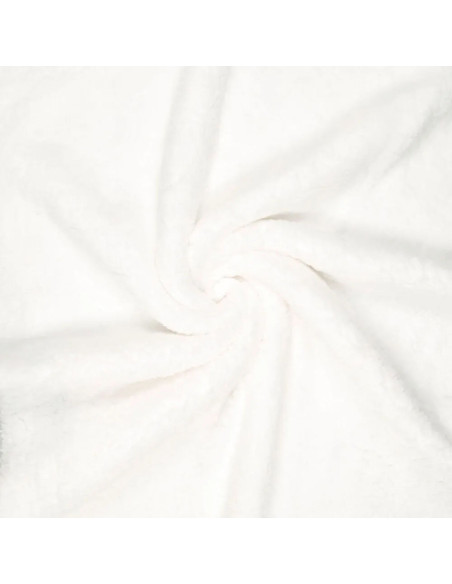 Tissu sherpa - Blanc