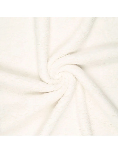 Tissu sherpa - Écru