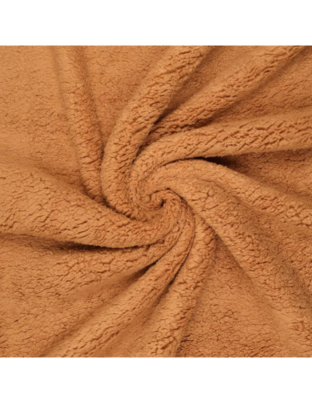 Tissu sherpa - Ocre
