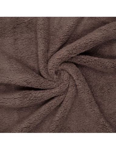Tissu sherpa - Terre